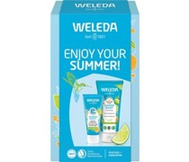 Weleda Körperpflege Duschpflege Geschenkset Summer Boost Aroma Shower 200 ml + Express Handcreme 50 ml
