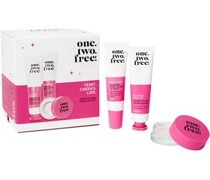 One.two.free! Make-up Teint Skin Loving Make-up Set Creamy Highlighting Balm 2,4 g + Cheeky Glow Cream Blush 15 ml + Moisture Boost Glossy Lip Balm, 02 Naked Nude 13 ml