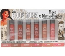 The Balm Lippen Lipstick Ms. Nude York x Triff Matt(e) Hughes Committed 1,2 ml + Reliable 1,2 ml + Charismatic 1,2 ml + Kind 1,2 ml + Dapper + Sharp 1,2 ml