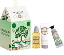 L’Occitane Limitierte Editionen Weihnachten Mandel Häuschen Xmas 23 Duschöl 35 ml + Körpercreme 20 ml + Handcreme 10 ml