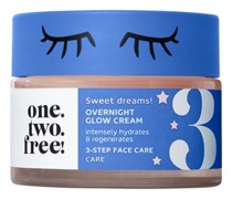One.two.free! Pflege Gesichtspflege Overnight Glow Cream