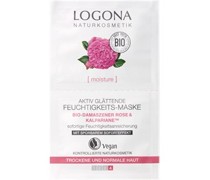 Logona Gesichtspflege Anti-Aging Pflege Bio-Damaszener Rose & KalparianeAktiv Glättende Feuchtigkeits-Maske
