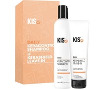 Kis Keratin Infusion System Haare Daily Duo Set KeraControl Shampoo 300 ml + KeraShield Leave-In 150 ml