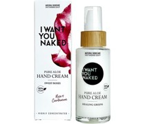 I Want You Naked Körperpflege Handcreme Sweet RosesPure Aloe Hand Cream