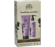Urtekram Pflege Soothing Lavender Geschenkset Body Wash 200 ml + Body Lotion 245 ml