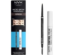 NYX Professional Makeup Augen Make-up Augenbrauen Geschenkset No. 2 - Augenbrauengel 9 g + Augenbrauenstift 0,09 g
