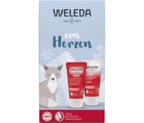 Weleda Körperpflege Lotionen Geschenkset Mini Granatapfel Inspire Schönheitsdusche 20 ml + Straffende Pflege Körperlotion 20 ml