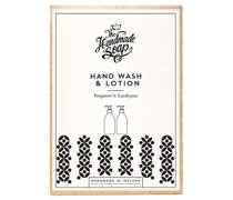 The Handmade Soap Collections Bergamot & Eucalyptus Handpflege Geschenkset Hand Wash 300 ml + Hand Lotion 300 ml
