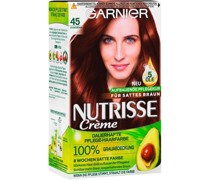 GARNIER Haarfarben Nutrisse Creme Dauerhafte Pflege-Haarfarbe 4.5 Schokobraun