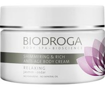 Biodroga Körperpflege Relaxing Shimmering & Rich Anti-Age Body Cream