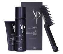 Wella SP Men Natural Shade Gradual Tone  Gradual Tone braun 60 ml & Sensitive Shampoo 30 ml