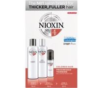 Nioxin Haarpflege System 4 Colored Hair Progressed Thinning3-Step-System Set Cleanser Shampoo 150 ml + Scalp Therapy Revitalizing Conditioner 150 ml + Scalp & Hair Treatment 40 ml