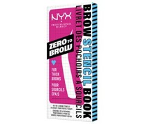 NYX Professional Makeup Augen Make-up Augenbrauen Zero To Brow Stencil Thick Brow