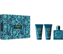 Versace Herrendüfte Eros Geschenkset Eau de Toilette Spray 50 ml + Shower Gel 50 ml + After Shave Balm 50 ml