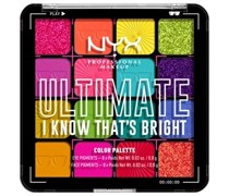NYX Professional Makeup Augen Make-up Lidschatten Ultimate Shadow Palette I Know That's Bright