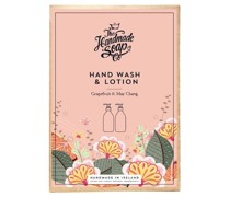 The Handmade Soap Collections Grapefruit & May Chang Handpflege Geschenkset Hand Wash 300 ml + Hand Lotion 300 ml