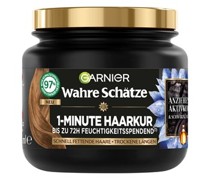 GARNIER Wahre Schätze Anziehende Aktivkohle & Schwarzkümmelöl Bis Zu 72h Feuchtigkeitsspendend1-Minuten Haarkur