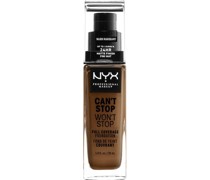 NYX Professional Makeup Gesichts Make-up Foundation Can't Stop Won't Stop Foundation Nr. 31 Warm Mahogany