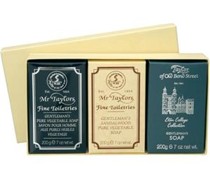 Taylor of old Bond Street Herrenpflege Sandelholz-Serie Seifenset Gentleman's Pure Vegetable Soap 200 g + Sandalwood Pure Vegetable Soap 200 g + Gentle Man's Soap Eton College Collection 200 g