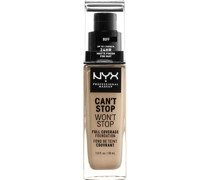 NYX Professional Makeup Gesichts Make-up Foundation Can't Stop Won't Stop Foundation Nr. 14 Buff
