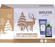 Weleda Körperpflege Duschpflege Geschenkset Relax & Lavendel Aroma Shower Relax 200 ml + Lavendel Entspannendes Pflege-Öl 100 ml