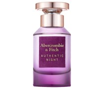 Abercrombie & Fitch Damendüfte Authentic Night Woman Eau de Parfum Spray