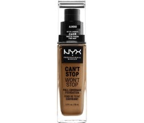 NYX Professional Makeup Gesichts Make-up Foundation Can't Stop Won't Stop Foundation Nr. 24 Almond