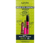 NYX Professional Makeup Augen Make-up Augenbrauen Geschenkset On the Rise Volume Liftscara Mascara Black 10 ml + Thick It Stick It Brow Gel Mascara Auburn 7 ml