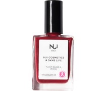 NUI Cosmetics Make-up Nägel Plant-Based & Vegan Nailcolor 03 Dark Red Violett