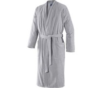 JOOP! Bademäntel Herren Kimono Silber Größe 46/48, Länge 125 cm