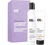 Kis Keratin Infusion System Haare Smooth Duo Set KeraMoist Shampoo 300 ml + KeraShield Leave-in 150 ml