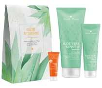 Charlotte Meentzen Pflege Aloe Vera Sensitiv Sunshine Set Sommercreme LSF 25, 10 ml + After Sun Gelmaske 75 ml + After Sun Bodylotion 200 ml