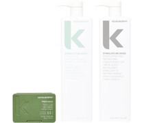 K.Men Stimulate-Me.Wash Pumpe separat erhältlich 1000 ml + Stimulate-Me.Rinse Style & Control Free.Hold 30 g