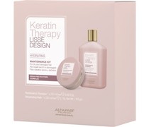 Alfaparf Milano Haarpflege Keratin Therapy Lisse Design Hydrating Maintenance Kit Maintenance Shampoo 250 ml + Rehydrating Mask 200 ml