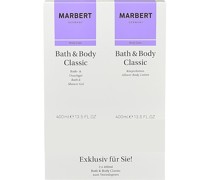 Marbert Pflege Bath & Body Geschenkset Bath & Shower Gel 400 ml + Allover Body Lotion 400 ml