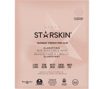StarSkin Masken Tuchmaske Silkmud Pink ClayPuifying Face Mask Bio-Cellulose