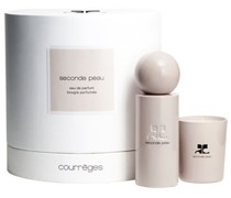 Courrèges Unisexdüfte Seconde Peau Geschenkset Eau de Parfum Spray 100 ml + Duftkerze 75 g