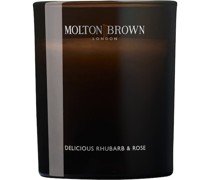 Molton Brown Collection Delicious Rhubarb & Rose Scented Candle Single Wick