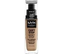 NYX Professional Makeup Gesichts Make-up Foundation Can't Stop Won't Stop Foundation Nr. 15 Neutral Buff