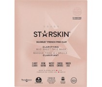 StarSkin Masken Tuchmaske Silkmud Pink ClayPuifying Face Mask Bio-Cellulose