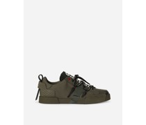 Sneaker Portofino aus Kalbsleder mit großem Logo