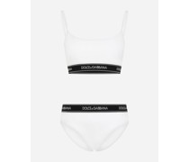 Bikini mit elastischem Logoband