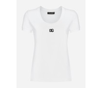 T-Shirt aus Jersey mit DG-Logo