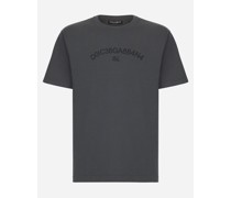 T-Shirt aus Baumwolle mit Dolce&Gabbana-Logo