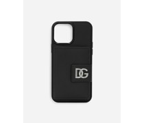 Cover iPhone 13 Pro Max aus Kalbsleder mit DG-Logo