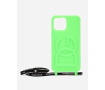 Cover iPhone 13 Pro Max aus Gummi mit Relieflogo