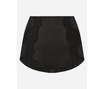 Panty aus Satin mit Spitze