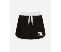 Shorts aus Jersey mit DG-Logostickerei