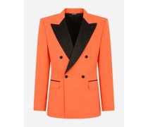 Double-breasted stretch wool Sicilia-fit tuxedo suit