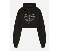 Sweatshirt aus Jersey mit Logo-Schriftzug Dolce&Gabbana